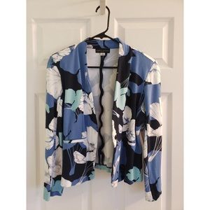 Floral Fitted Blazer